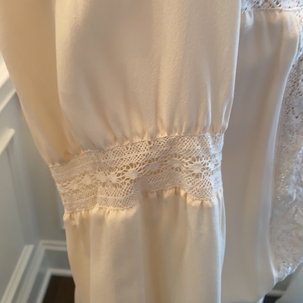 Haute Hippie Silk Lace Maxi Dress - Picture 3 of 7